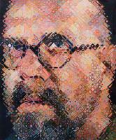 Chuck Close SELF PORTRAIT Screenprint, 65H - Sold for $29,440 on 10-26-2024 (Lot 25).jpg